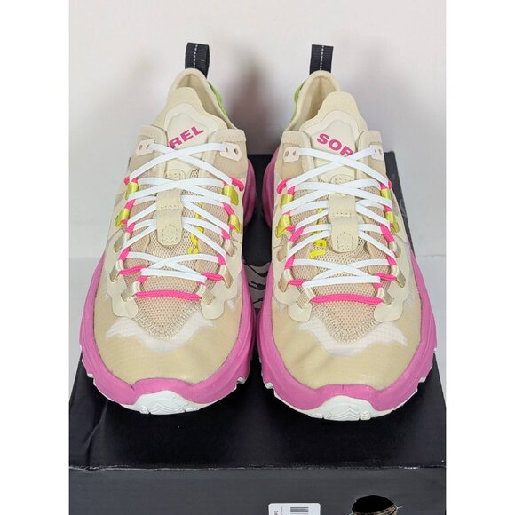 Sorel Women's Sz 7.5 Kinetic Breakthru Tech Lace Fuchsia Fizz Pink Sneaker Shoes - Picture 4 of 8
